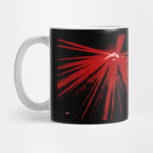 RED LASER UFO Mug